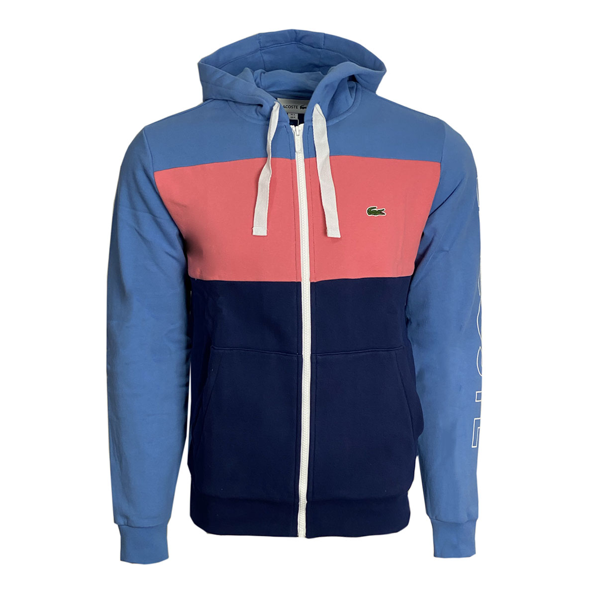 Lacoste Men’s Hooded Colorblock Fleece Zip Sweatshirt SH0177