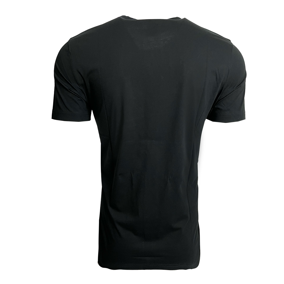 Hugo Boss T-shirt with Stylish Curved Logo 50412363 011 - BLACK - Image 2